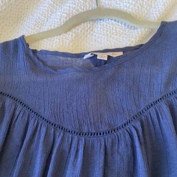 Nanette Lepore Navy Blouse - Picture 4 of 4